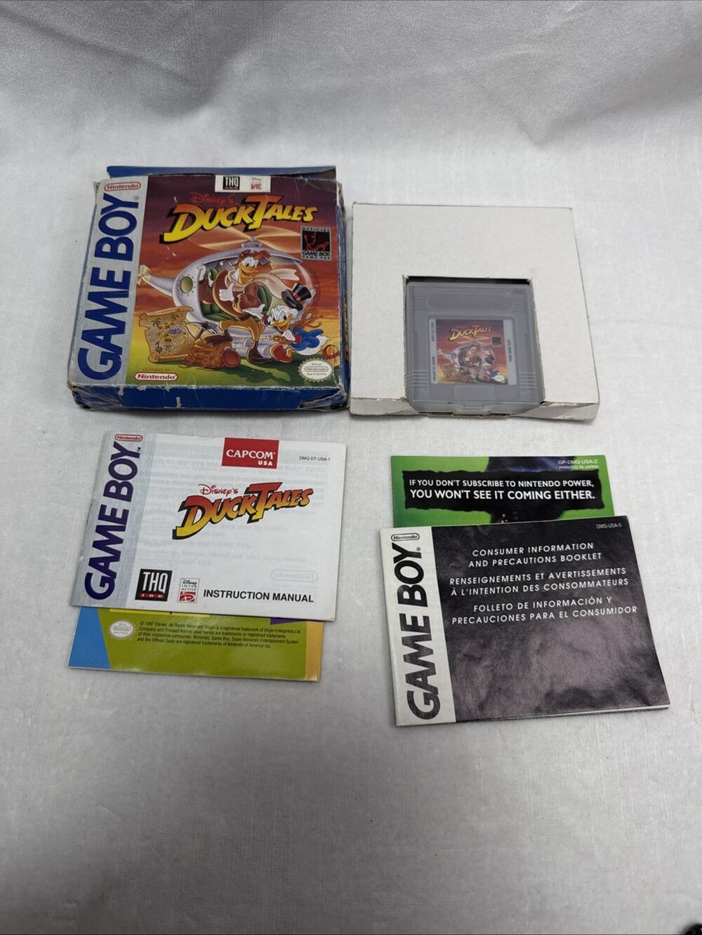 Ducktales 1 (Nintendo Game Boy Gameboy) Complete in Box CIB